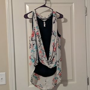 Flower Print Tank Top
